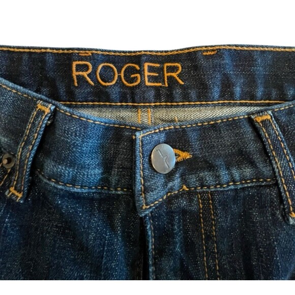 Kimes Ranch Jeans Mens 30x36 Roger Mid Low Rise Slim Bootcut - Picture 4 of 9